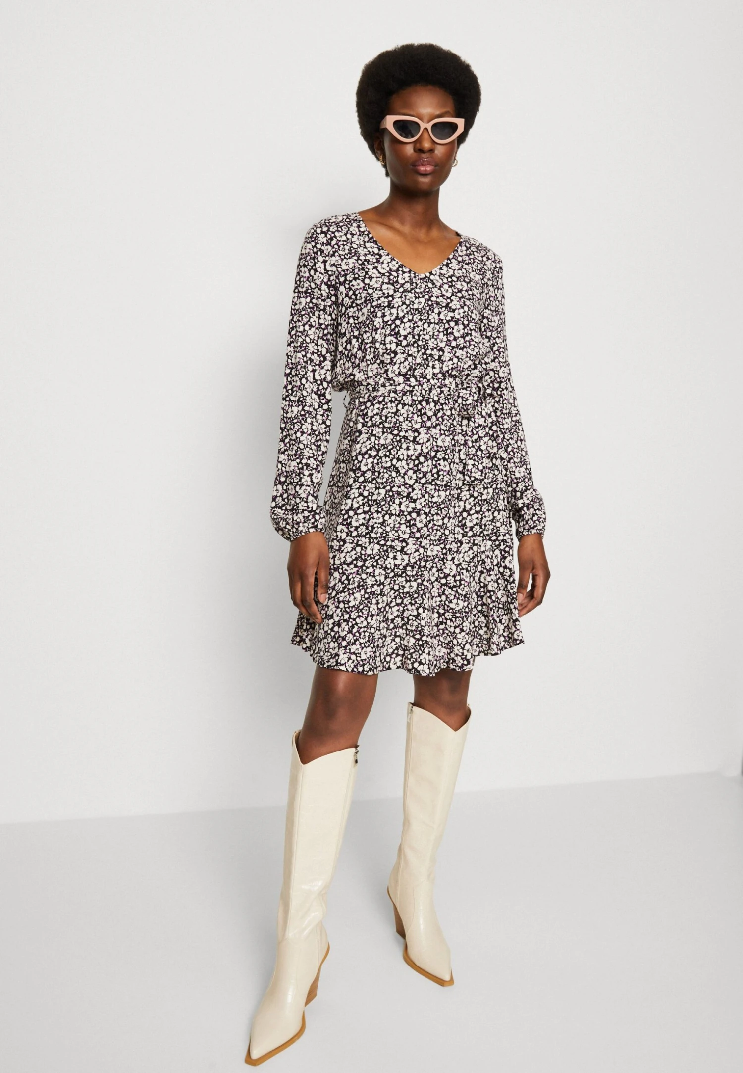 Anna Field Jurk - Black/White 6 Anna Field Jurk - Black/White - Afbeelding 4