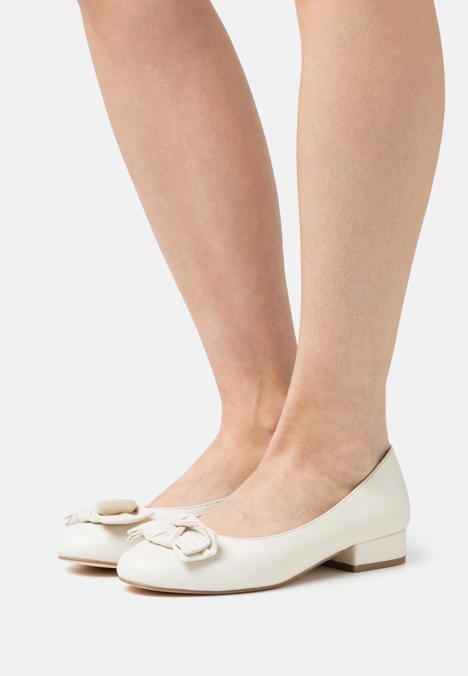 Leather Wide Fit - Ballerina'S - White 3 Leather Wide Fit - Ballerina'S - White