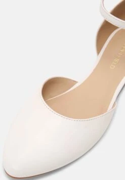 Leather - Ballerina'S Met Enkelbandjes -White 15 Leather - Ballerina'S Met Enkelbandjes -White -Anna Field 840270053f7542339bf71b68edcbda90