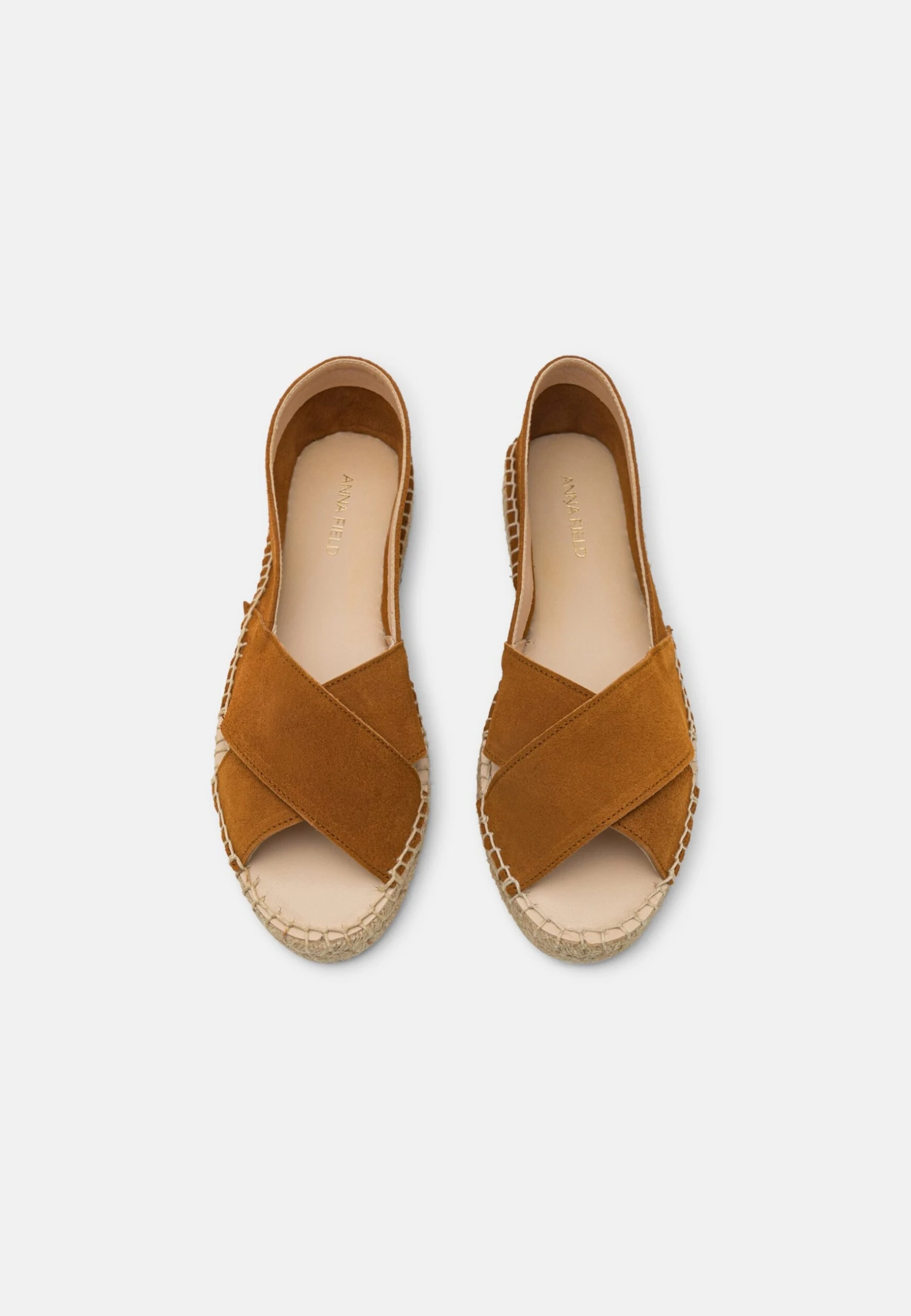 Anna Field Leather - Peeptoe Ballerina'S - Cognac 8 Anna Field Leather - Peeptoe Ballerina'S - Cognac - Afbeelding 6