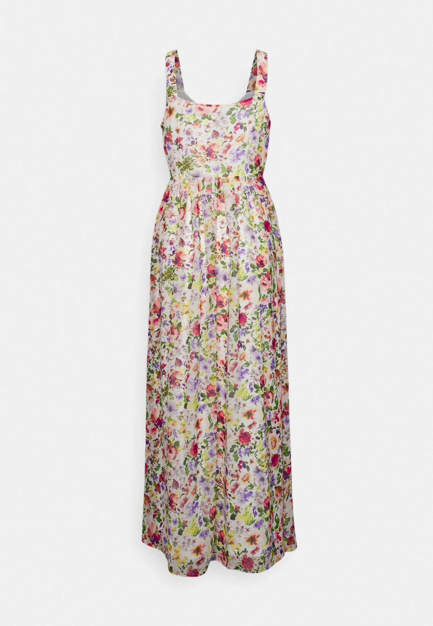 Anna Field Chiffon Maxi Dress- Jurk - White/Red/Yellow 4 Anna Field Chiffon Maxi Dress- Jurk - White/Red/Yellow - Afbeelding 2