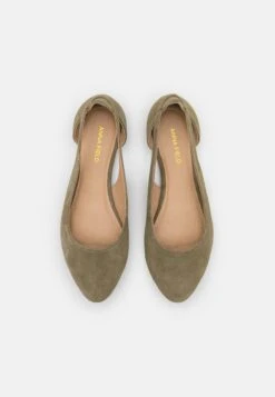 Leather- Ballerina'S - Olive 13 Leather- Ballerina'S - Olive -Anna Field 8bc75819509841e18f12c3857a548b72