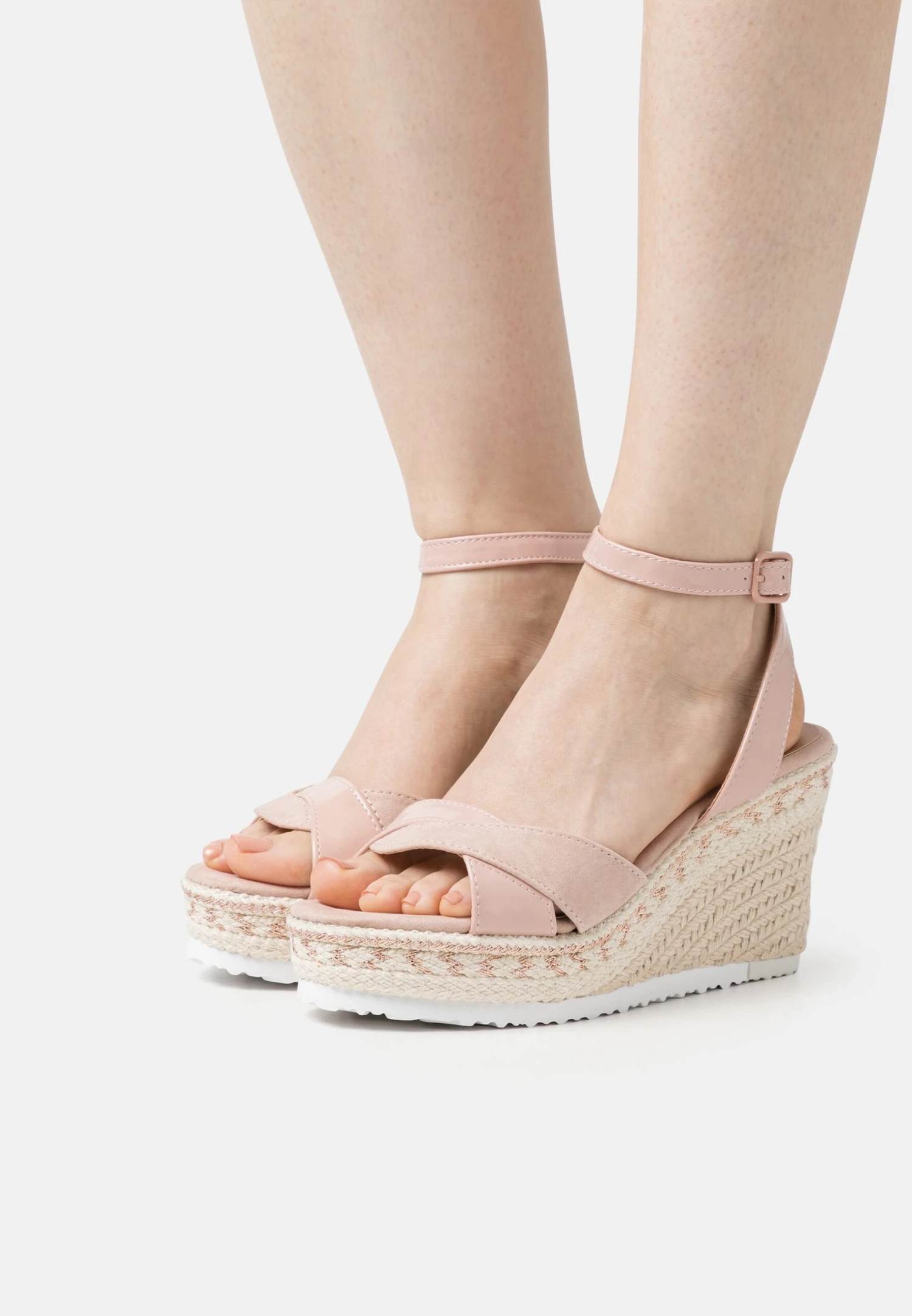 Anna Field Sandalen Met Sleehak - Light Pink 3 Anna Field Sandalen Met Sleehak - Light Pink