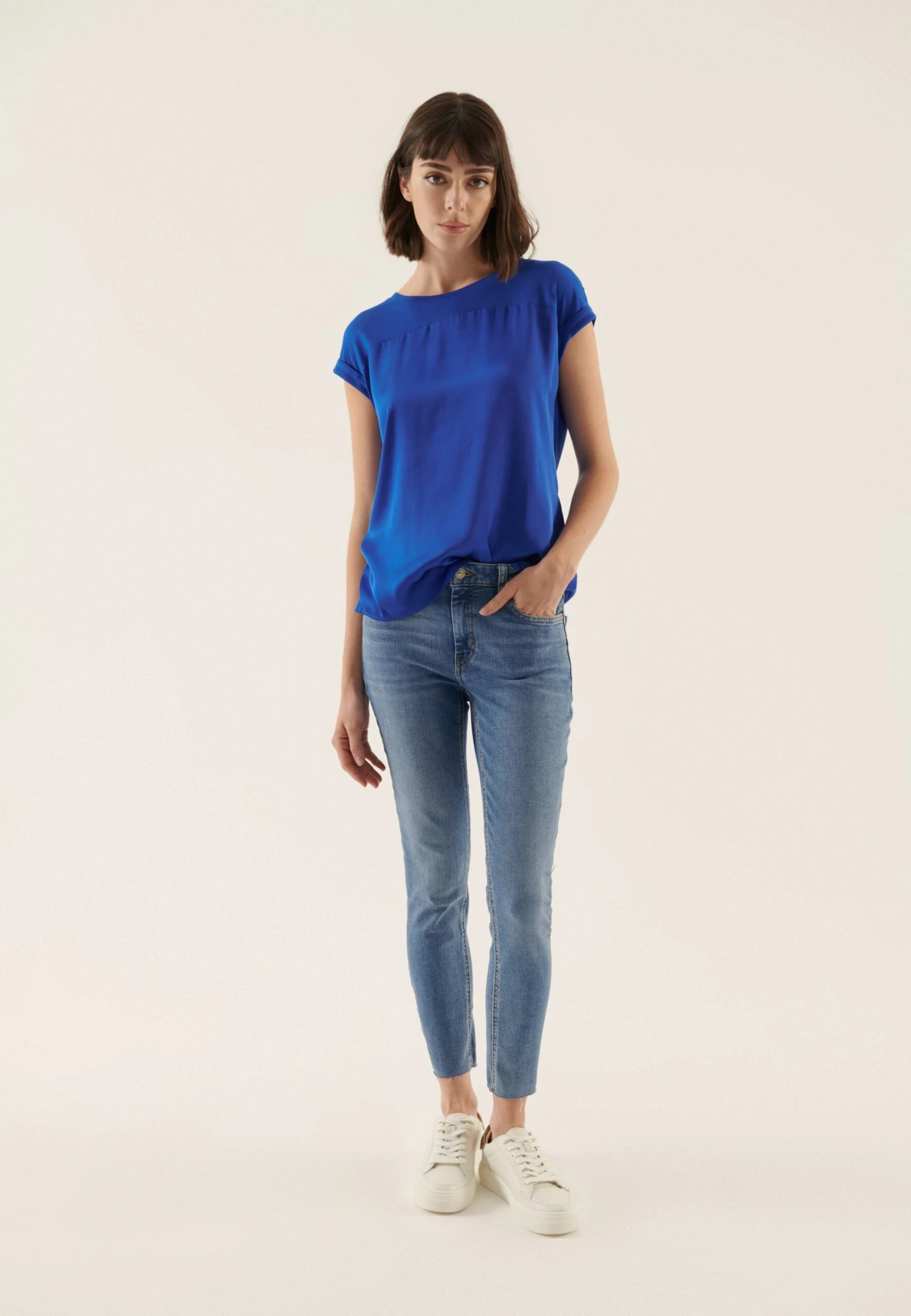 Anna Field T-Shirt Print - Blue 4 Anna Field T-Shirt Print - Blue - Afbeelding 2