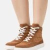 Anna Field Leather - Sneakers Hoog - Cognac 2 Anna Field Leather - Sneakers Hoog - Cognac -Anna Field 93c28df2fec44268b12c4d4196ae07c4