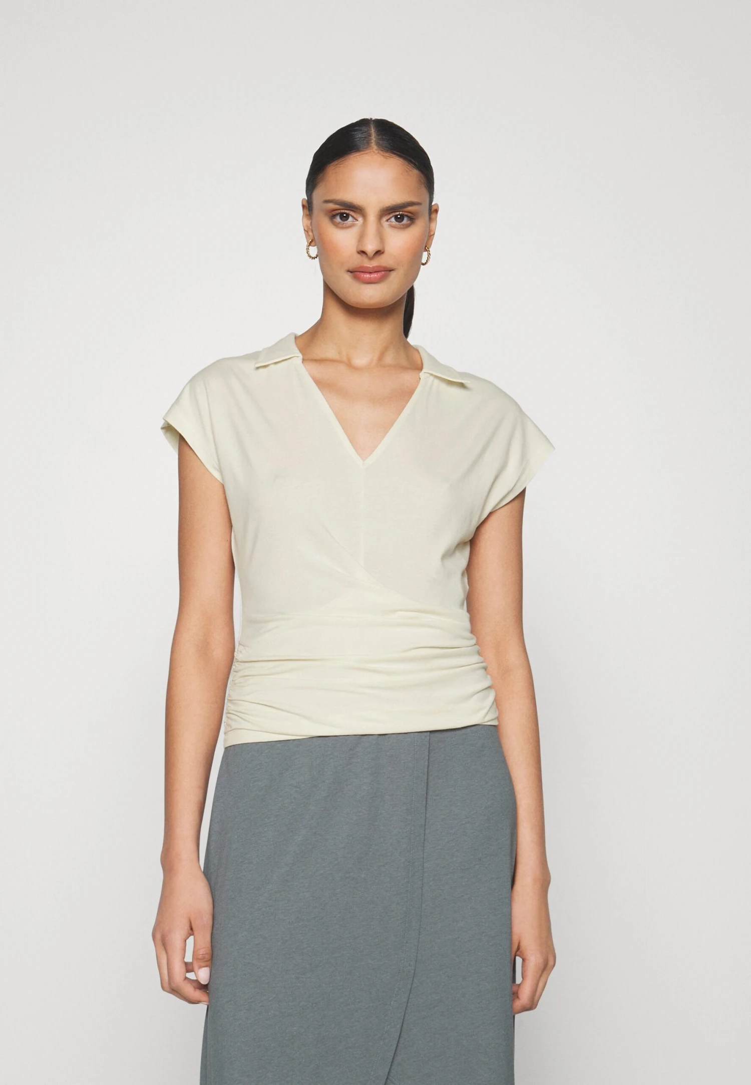 Anna Field Wrap Blouse- Blouse - Offwhite 3 Anna Field Wrap Blouse- Blouse - Offwhite