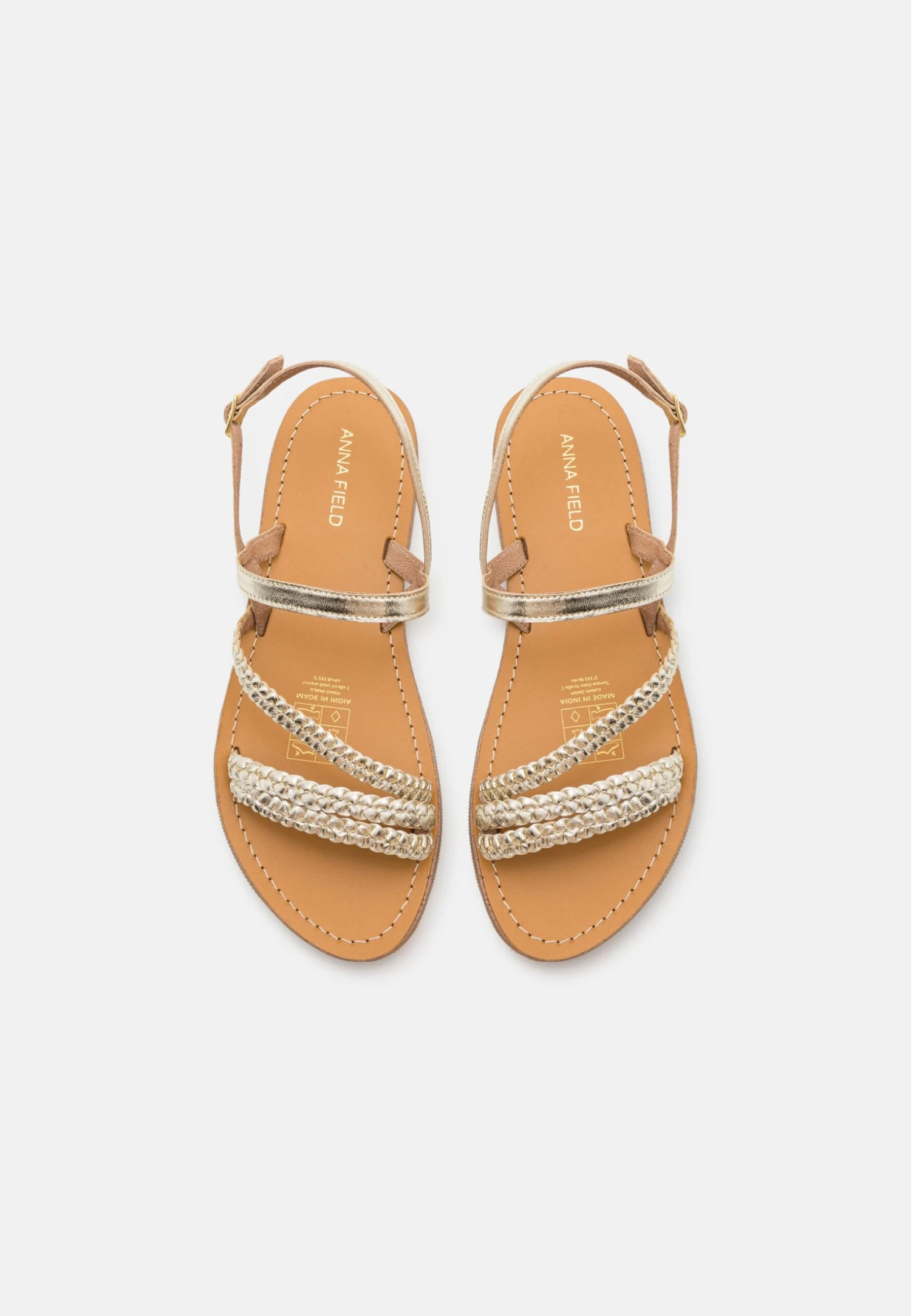 Anna Field Leather - Sandalen - Gold 8 Anna Field Leather - Sandalen - Gold - Afbeelding 6