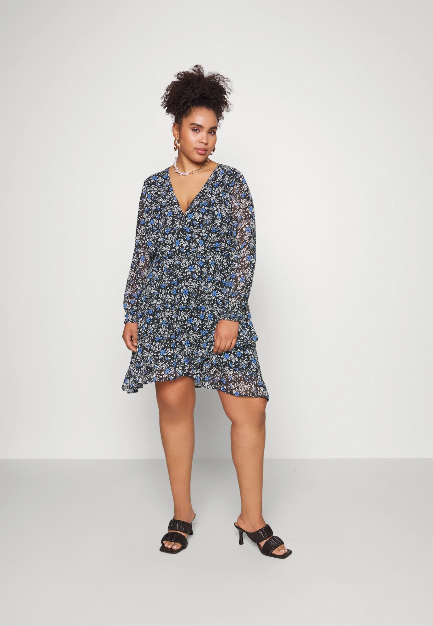 Jurk - Black/Multi-Coloured 4 Jurk - Black/Multi-Coloured - Afbeelding 2