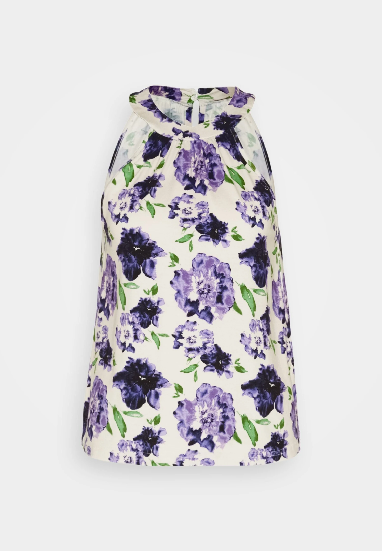 Anna Field Top - White/Blue 7 Anna Field Top - White/Blue - Afbeelding 5