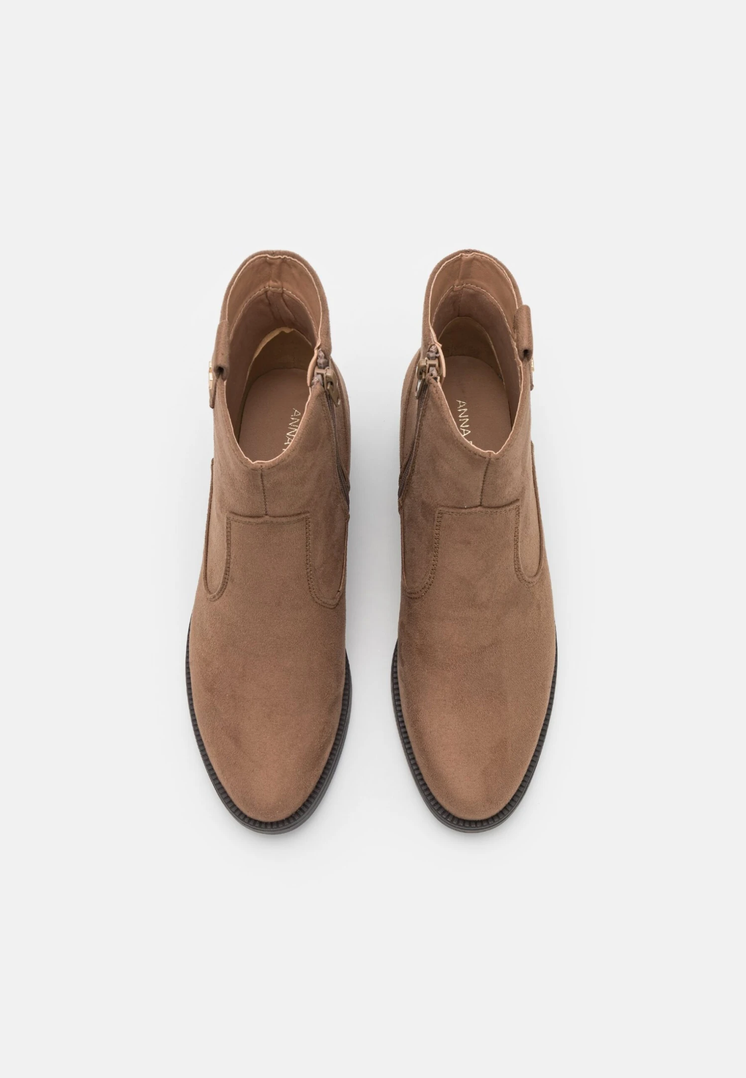 Anna Field Cowboy-/Bikerlaarsjes - Taupe 8 Anna Field Cowboy-/Bikerlaarsjes - Taupe - Afbeelding 6