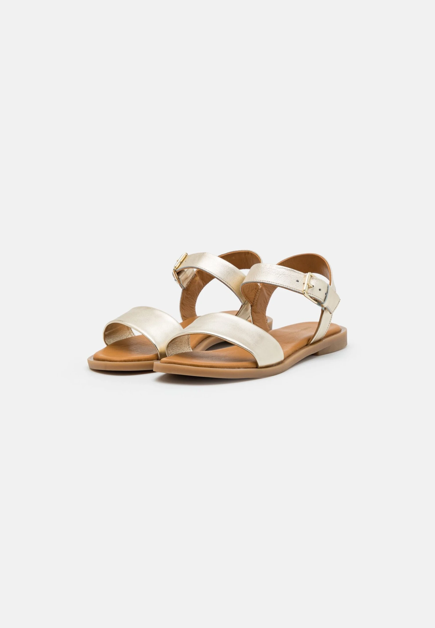 Leather- Sandalen - Gold 5 Leather- Sandalen - Gold - Afbeelding 3