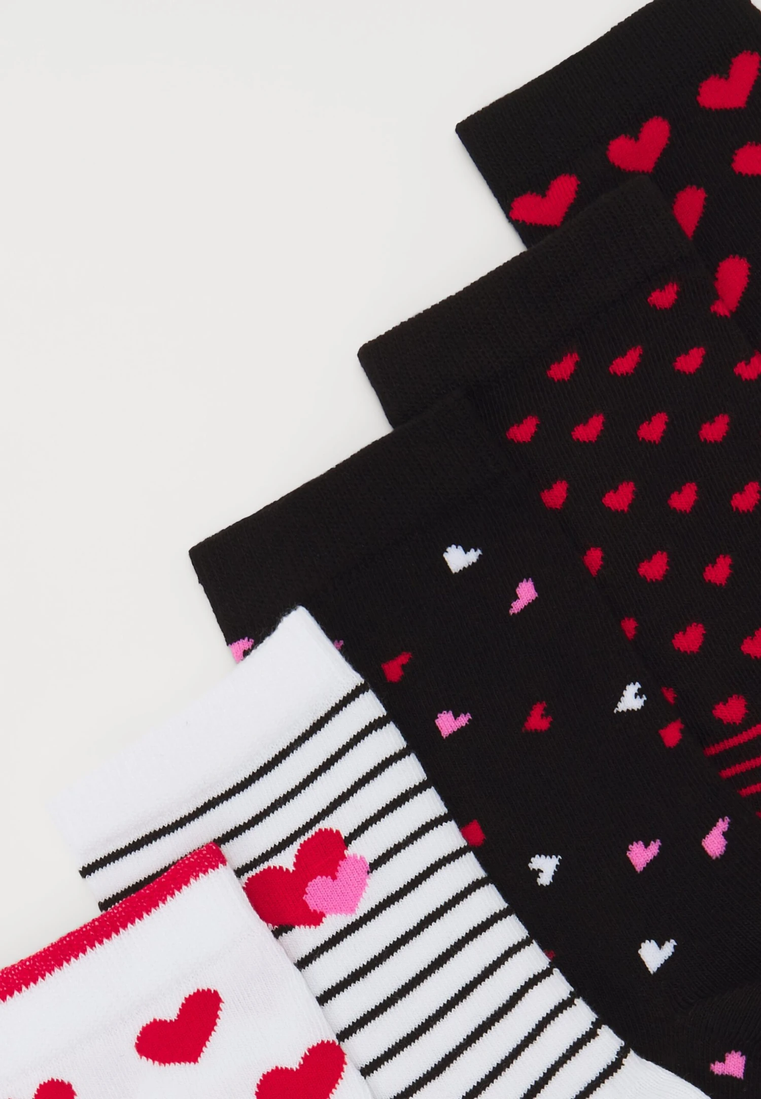 Anna Field 5 Pack - Sokken - Black/White 4 Anna Field 5 Pack - Sokken - Black/White - Afbeelding 2