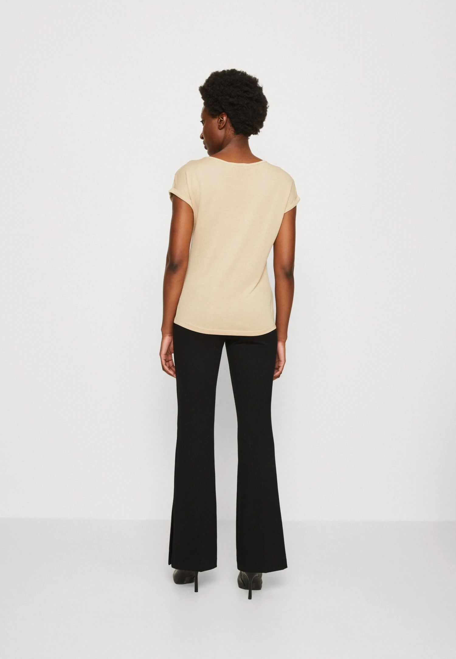 Anna Field 3 Pack - T-Shirt Basic - Beige/Off-White/Red 5 Anna Field 3 Pack - T-Shirt Basic - Beige/Off-White/Red - Afbeelding 3