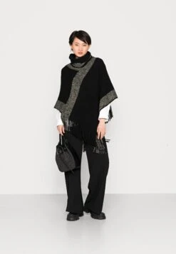 Anna Field Poncho - Black / Gold 8 Anna Field Poncho - Black / Gold -Anna Field b04a49501f5141b19aaffc47c2b287e0