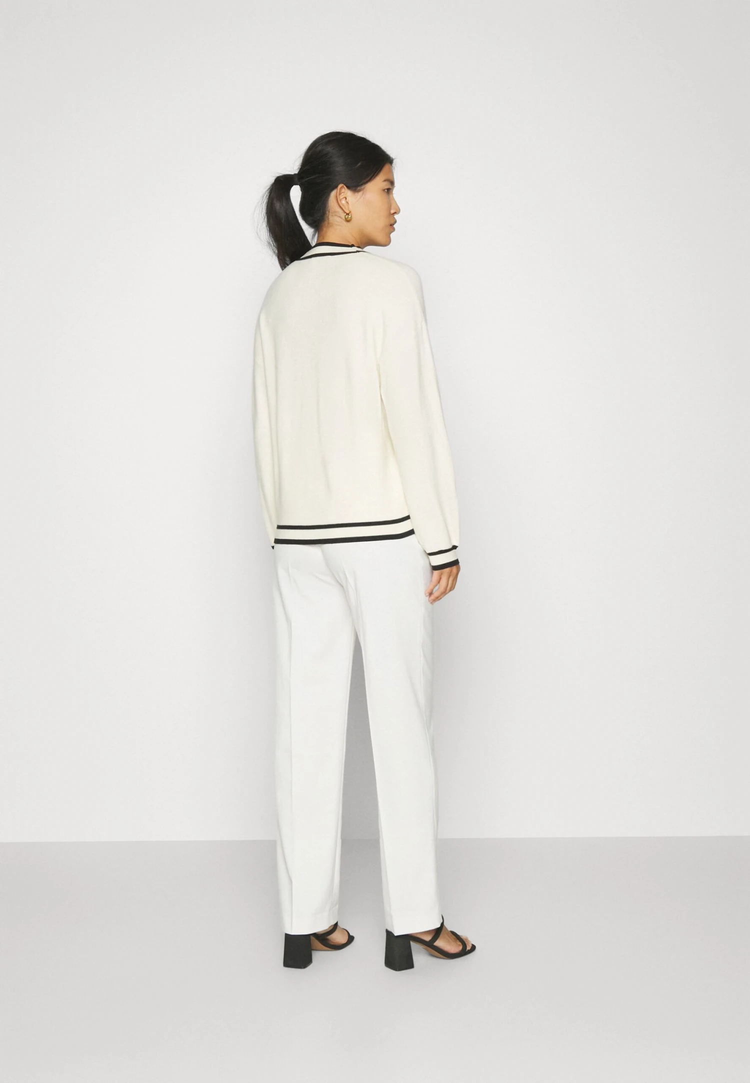 Anna Field Vest - White/Black 5 Anna Field Vest - White/Black - Afbeelding 3