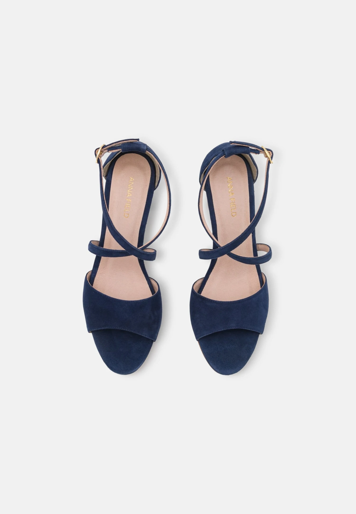 Anna Field Leather- Sandalen Met Hoge Hak - Dark Blue 8 Anna Field Leather- Sandalen Met Hoge Hak - Dark Blue - Afbeelding 6