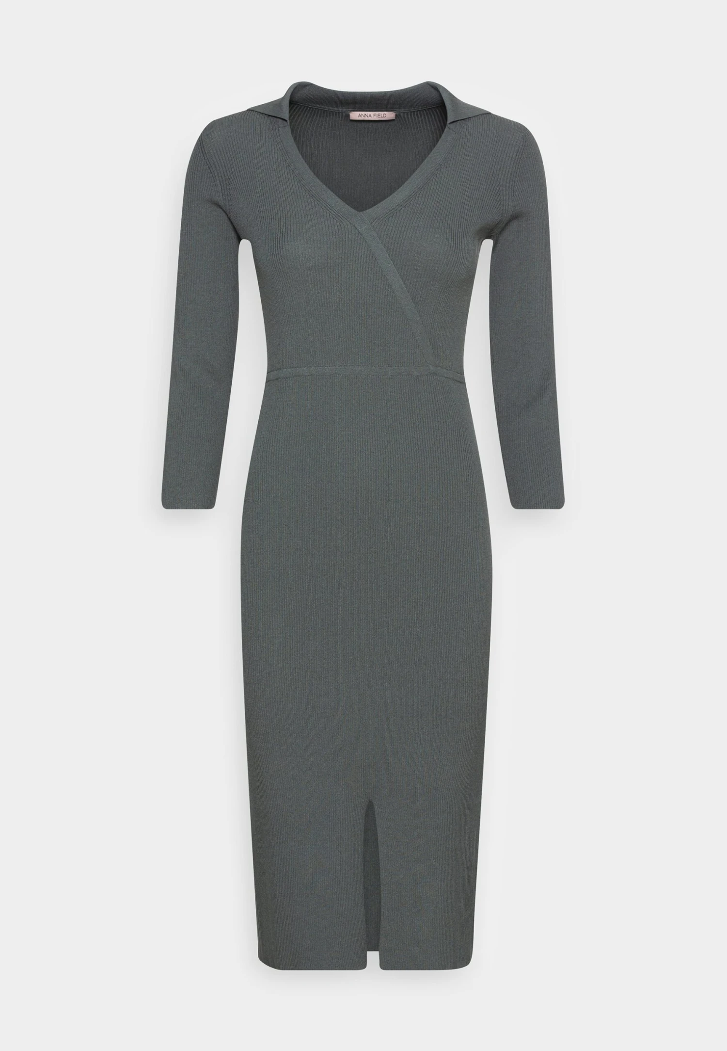 Anna Field Gebreide Jurk - Green 3 Anna Field Gebreide Jurk - Green