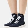 Anna Field Leather - Sneakers Hoog - Dark Blue 2 Anna Field Leather - Sneakers Hoog - Dark Blue -Anna Field bbb9b8cbc0c241ca93873db63d27ca21