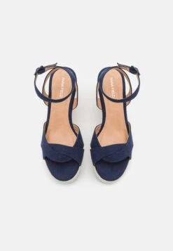 Anna Field Sandalen Met Sleehak - Dark Blue 13 Anna Field Sandalen Met Sleehak - Dark Blue -Anna Field c43f8d20b6c34f169f7eda00901a6c31