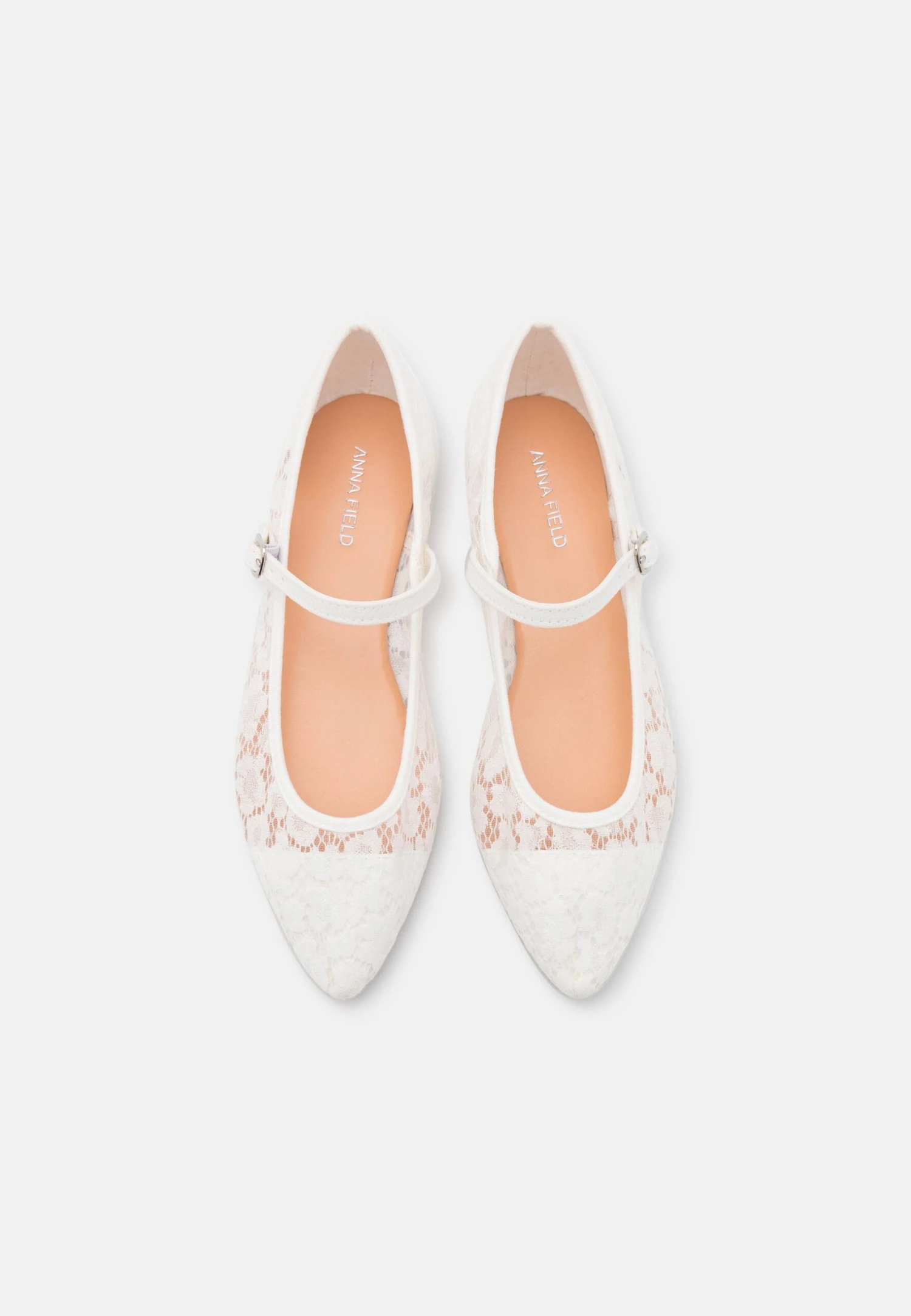 Ballerina'S Met Enkelbandjes - White 8 Ballerina'S Met Enkelbandjes - White - Afbeelding 6