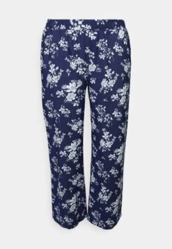 Wide Leg Pant - Broek - Dark Blue/Off-White 10 Wide Leg Pant - Broek - Dark Blue/Off-White -Anna Field dc0fa8b5179e41a6ae3a959081570733