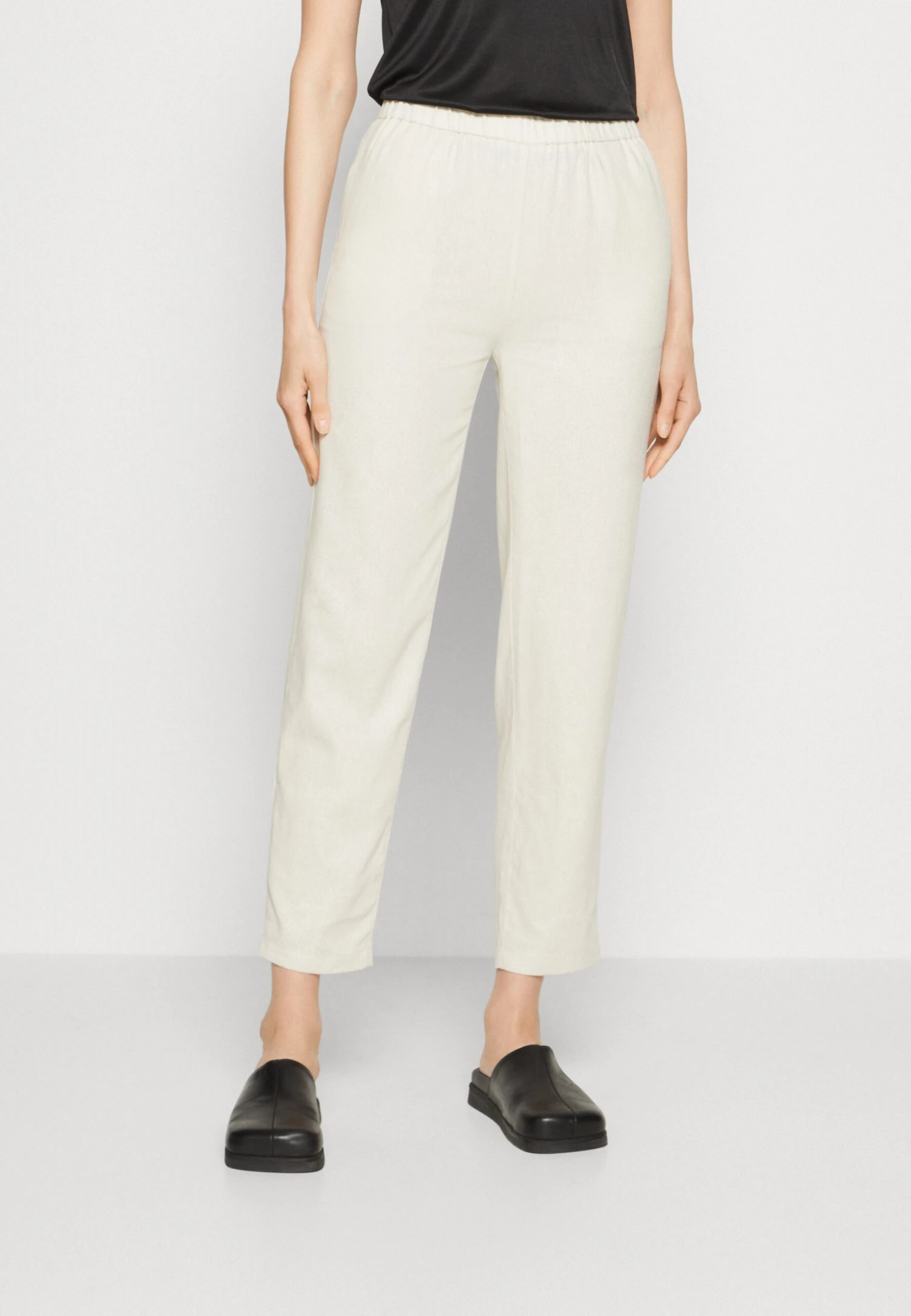 Anna Field Linen Mix - Broek - Beige 3 Anna Field Linen Mix - Broek - Beige