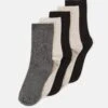 Anna Field 5 Pack - Sokken - Beige/Black/Grey 2 Anna Field 5 Pack - Sokken - Beige/Black/Grey -Anna Field dea7449edcb441f7b7474480476e34b4