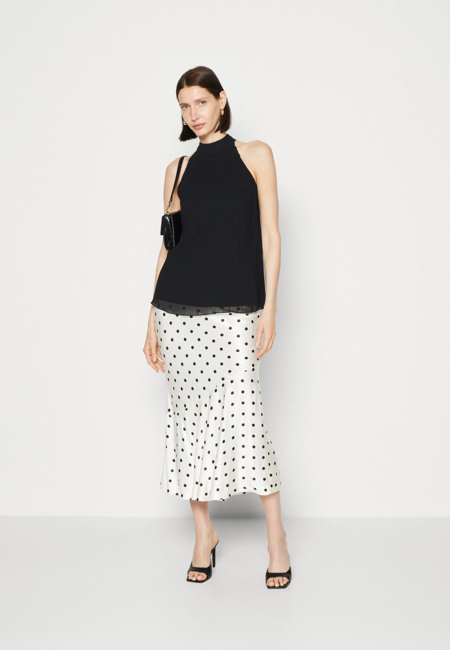 Anna Field Woven Plissee Top- Top - Black 4 Anna Field Woven Plissee Top- Top - Black - Afbeelding 2