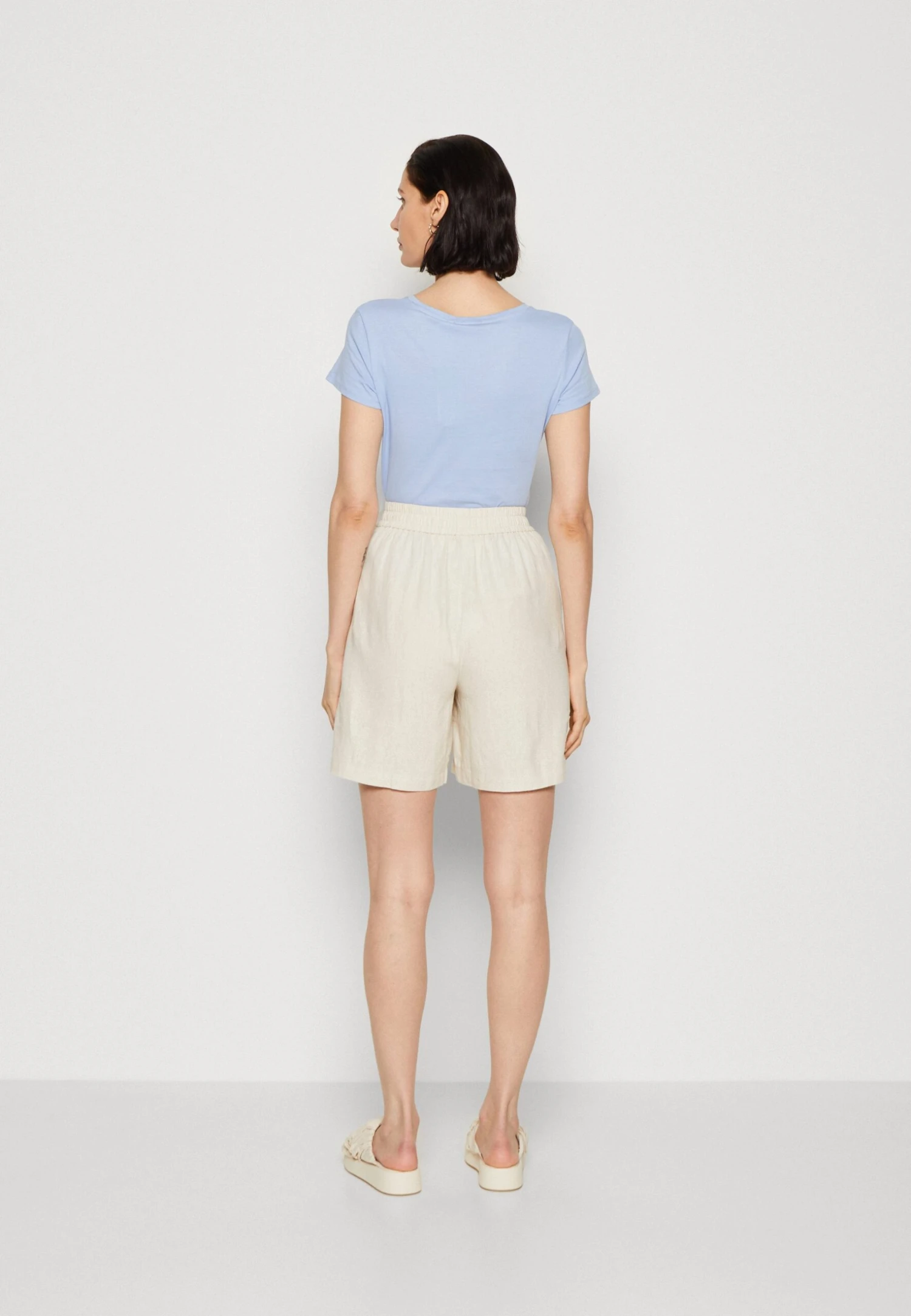 Anna Field Linen Mix - Shorts - Beige 5 Anna Field Linen Mix - Shorts - Beige - Afbeelding 3