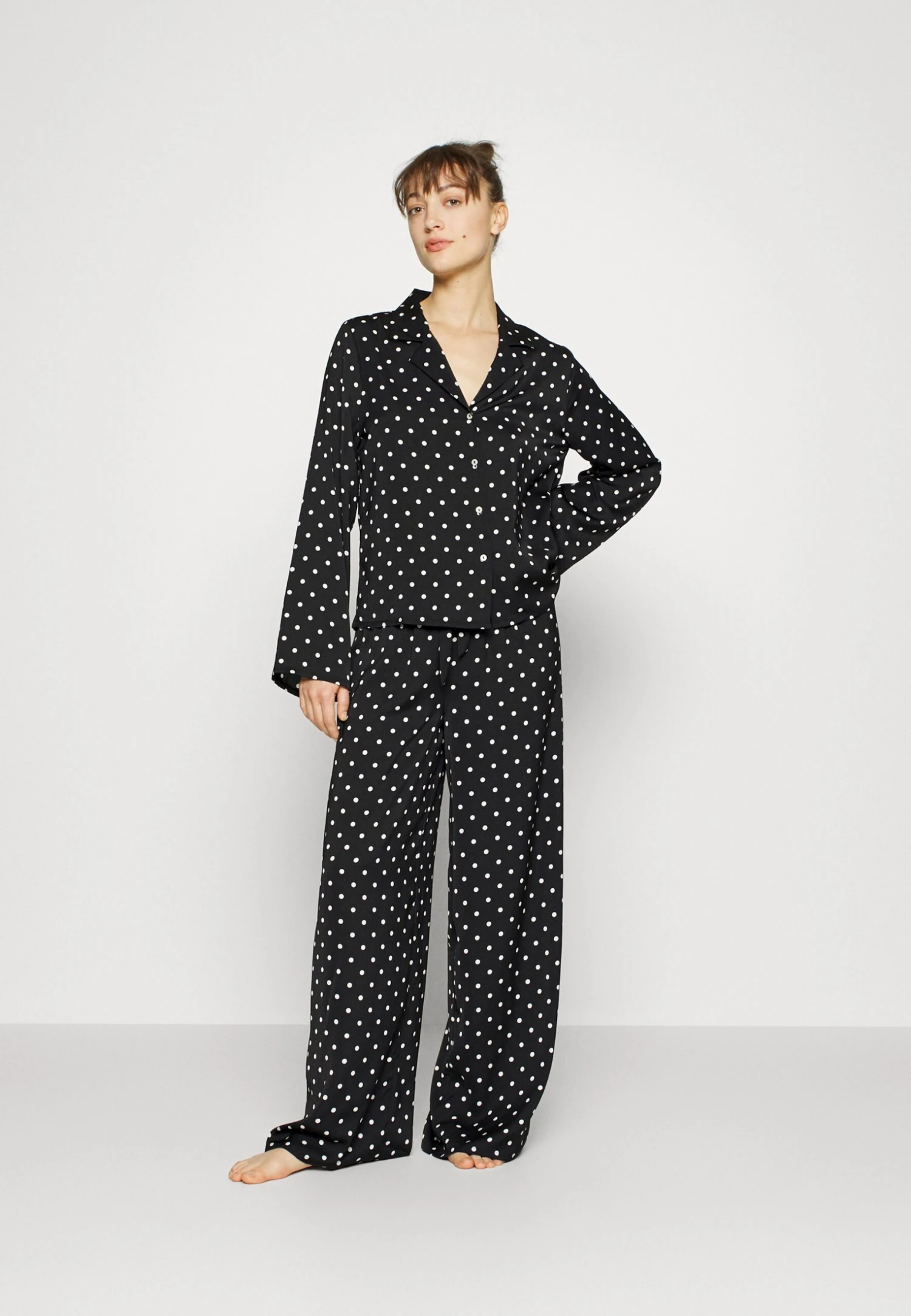 Anna Field Pyjama - Black/Off-White 4 Anna Field Pyjama - Black/Off-White - Afbeelding 2