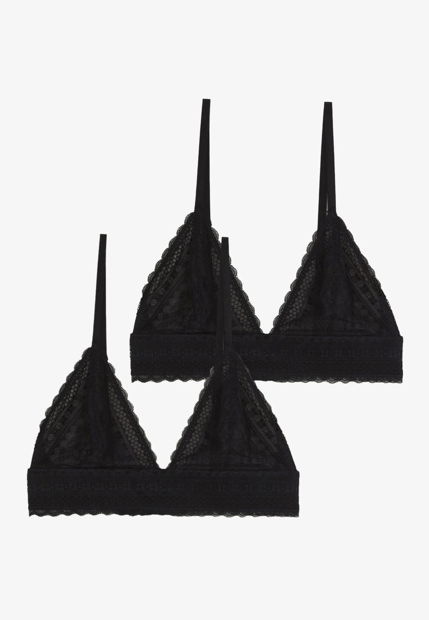 Anna Field 2 Pack - Triangel Bh - Black 6 Anna Field 2 Pack - Triangel Bh - Black - Afbeelding 4