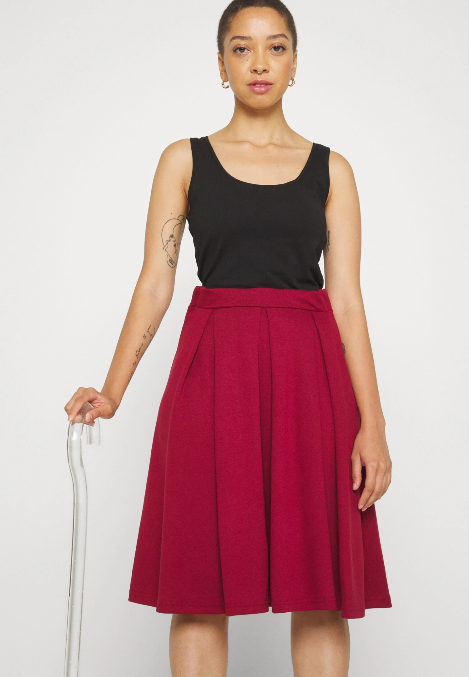 Anna Field Plooirok - Red 8 Anna Field Plooirok - Red - Afbeelding 6