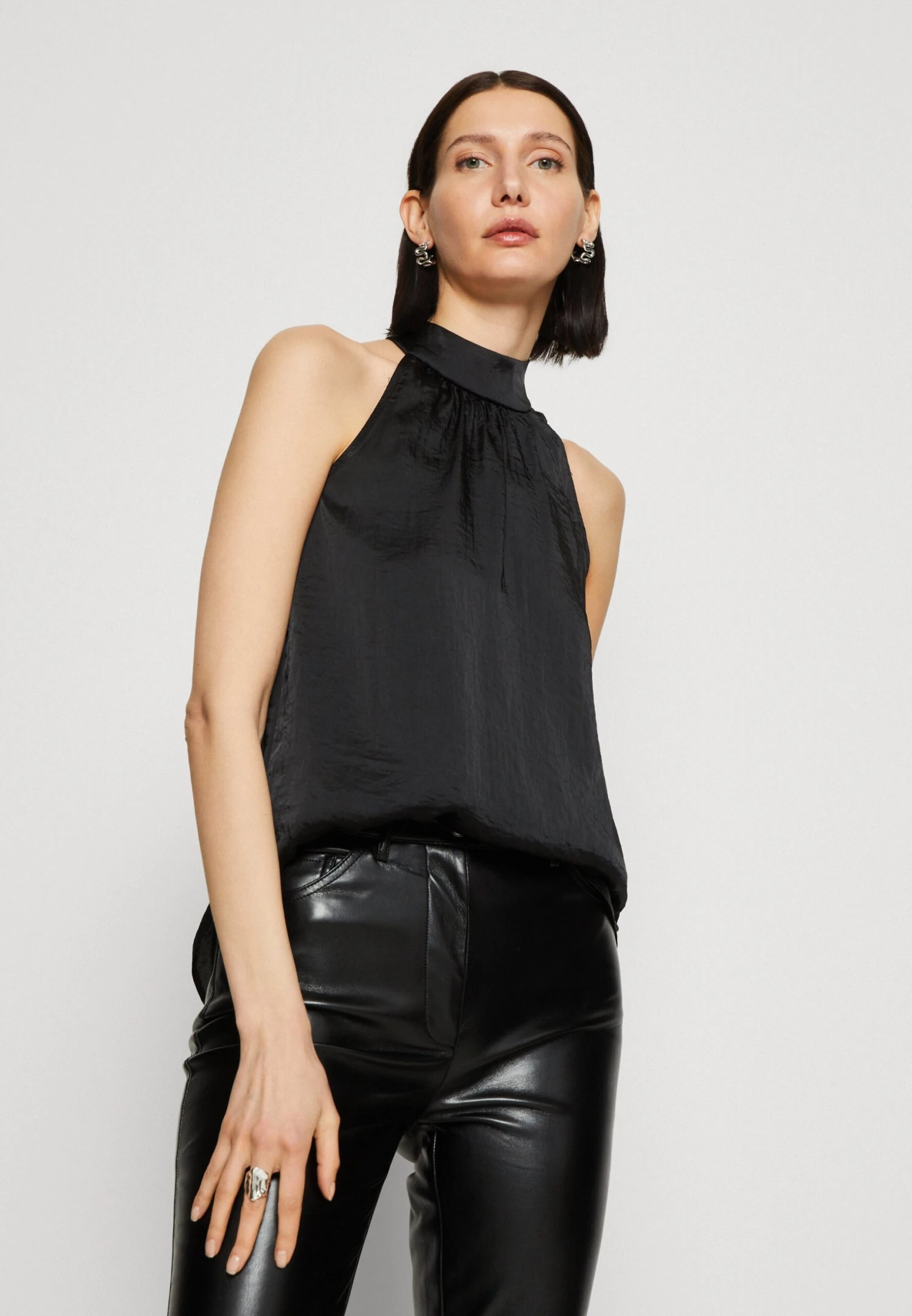 Anna Field Top - Black 6 Anna Field Top - Black - Afbeelding 4