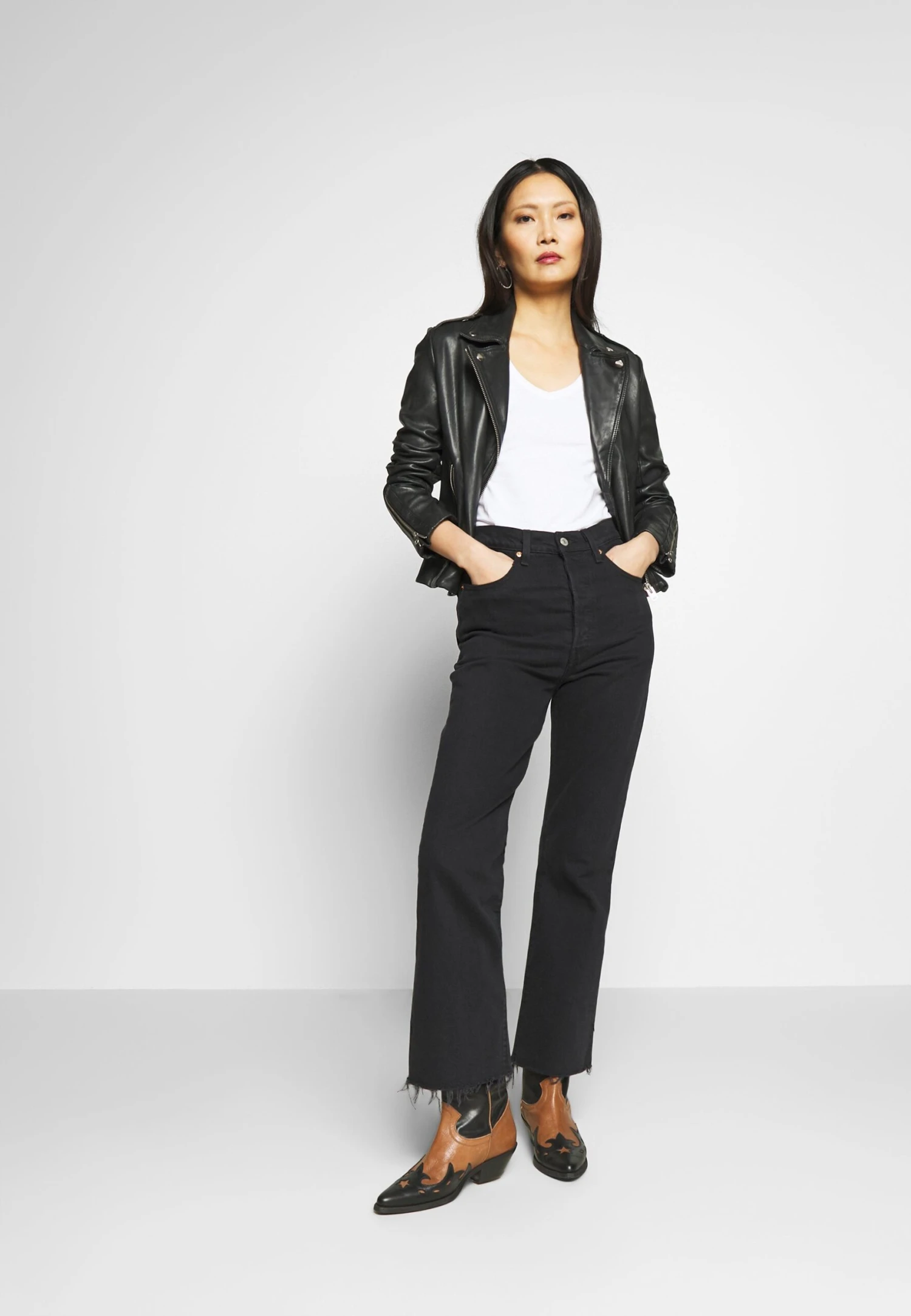 Anna Field 3 Pack - T-Shirt Basic - Black, White 4 Anna Field 3 Pack - T-Shirt Basic - Black, White - Afbeelding 2