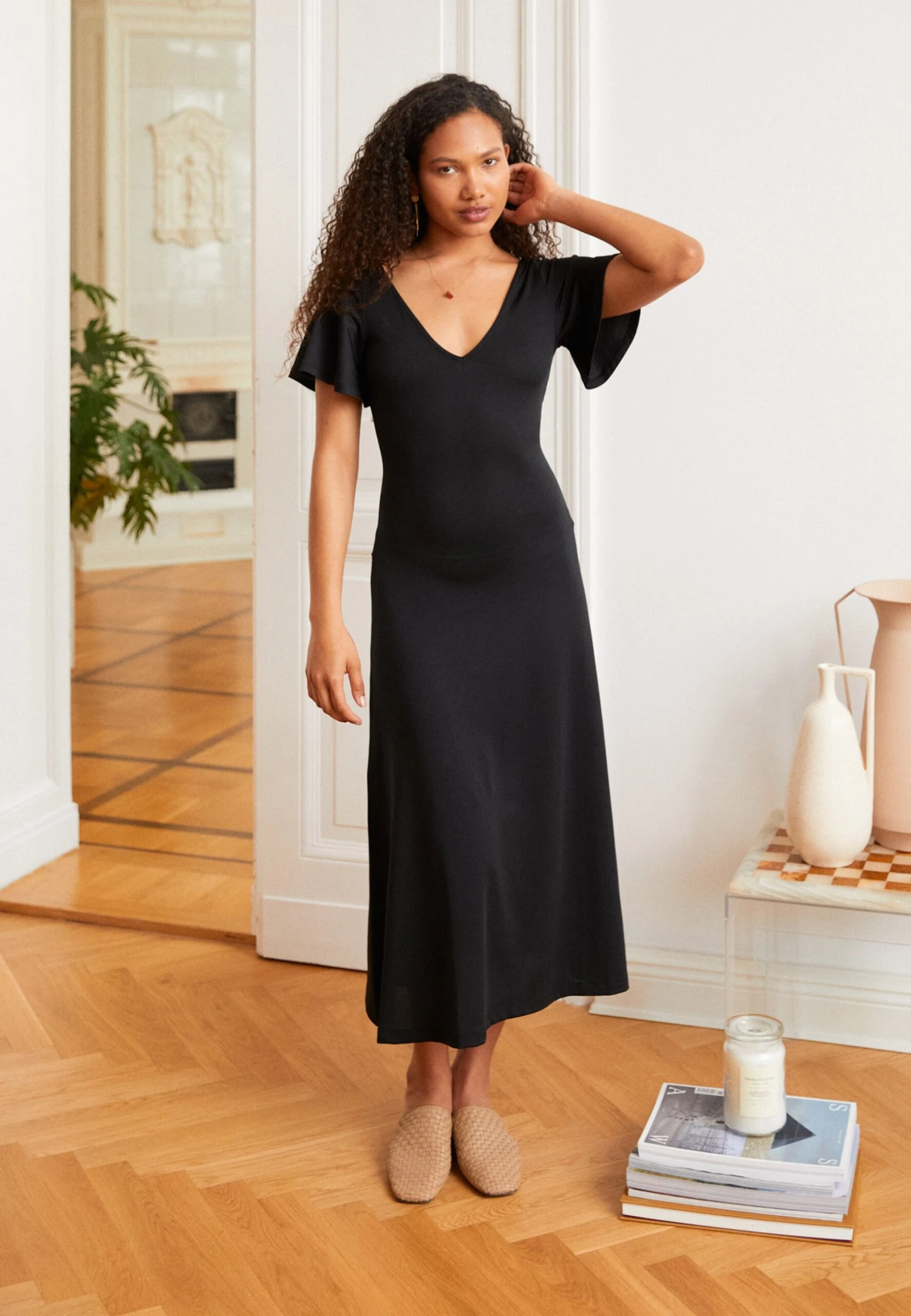 Anna Field Jerseyjurk - Black 3 Anna Field Jerseyjurk - Black