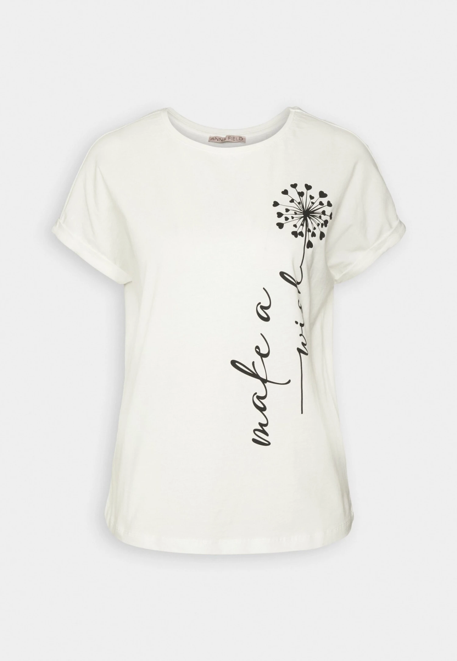 Anna Field T-Shirt Print - Off-White 6 Anna Field T-Shirt Print - Off-White - Afbeelding 4