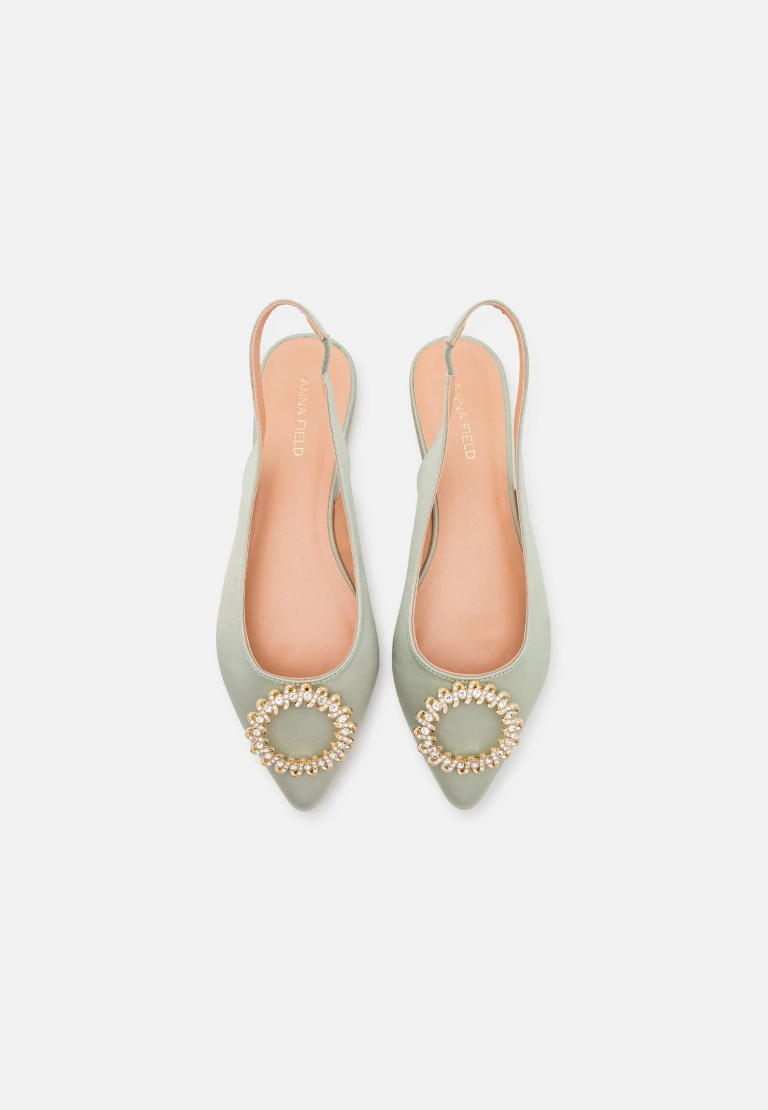 Anna Field Slingback Ballerina´S - Green 8 Anna Field Slingback Ballerina´S - Green - Afbeelding 6